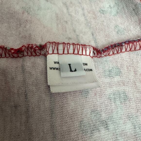 WDW Disney Spirit Jersey Christmas Holiday Fair Isle Red Size Large 1971 - Picture 9 of 11